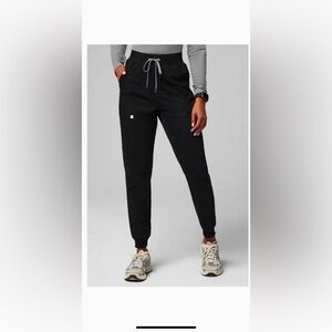 Black Scrub Pants- Fabletics High Rise On-Call Jogger Scrub Pants